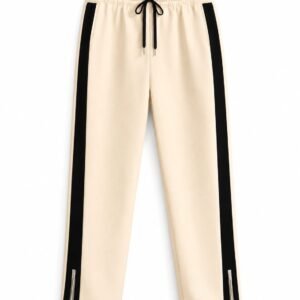 Men's Premium Side Stripe Track Pants with Ankle Zippers